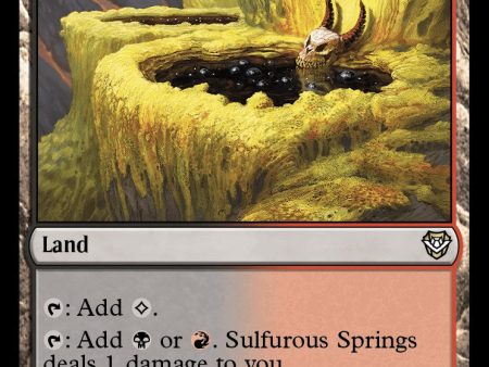 Sulfurous Springs [Outlaws of Thunder Junction Commander] Fashion