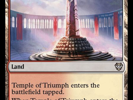 Temple of Triumph [Outlaws of Thunder Junction Commander] Discount