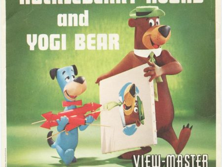 Huckleberry Hound and Yogi Bear - View-Master 3 Reel Packet - vintage - B512-S5 For Sale