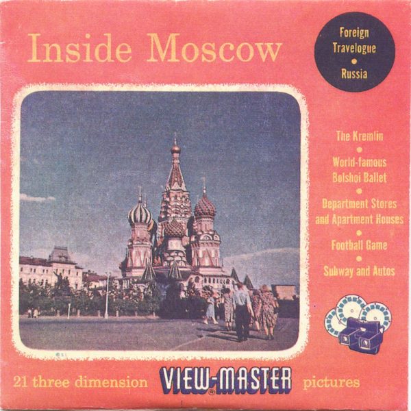 Inside Moscow - View-Master 3 Reel Packet - 1950 - vintage - 2820-A,B,C-S3 Sale