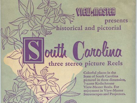 South Carolina - View-Master 3 Reel Packet - vintage - SC-1,2,3-S1 Discount