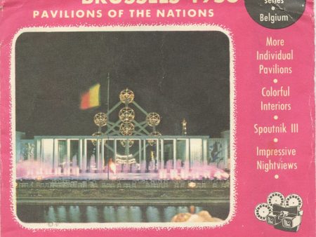 Brussels World s Fair - Pavilions of The Nations 1958 - View-Master 3 Reel Packet - vintage - 1986-A,B,C-BS3 Discount