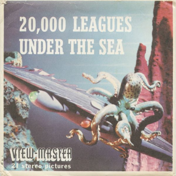 20,000 Leagues Under the Sea - View-Master 3 Reel Packet - vintage - B370-S5 For Discount