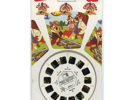 Chip  N Dale - Rescue Ranger - View-Master 3 Reel Set on Card - 1991 - vintage - 3075 Sale