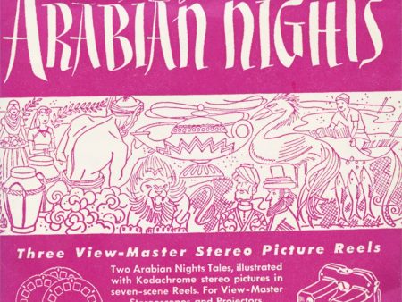 Arabian Nights - View-Master 3 Reel Packet - vintage - FT-50A,50B,51-S1 on Sale