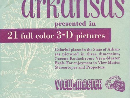 Arkansas - View-Master 3 Reel Packet - vintage - AK1,AK2,AK3-S2 Cheap