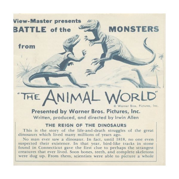 Battle of the Monsters - Animal World - View-Master 3 Reel Packet - vintage - 920-A,B,C-S3 For Cheap