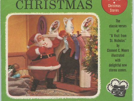 Night Before Christmas  - View-Master 3 Reel Packet  - vintage - B382-S4 For Cheap