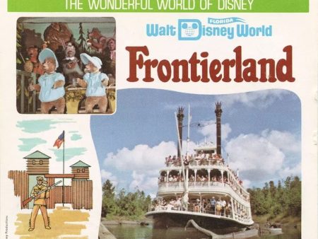 Frontierland - Walt Disney World - View-Master 3 Reel Packet - vintage - A951-G3A Fashion