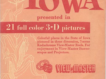 Iowa - View-Master 3 Reel Packet - vintage - IW-1,2,3-S1 For Discount