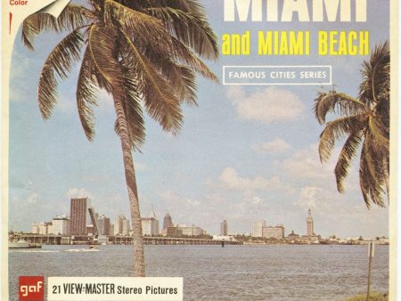 Miami and Miami Beach - View-Master 3 Reel Packet - vintage - A963-G1B Supply