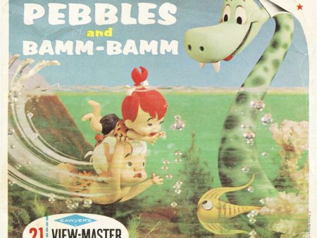 Pebbles and Bamm-Bamm - View-Master 3 Reel Packet - 1964 - vintage - B520-S6 on Sale