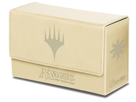 Ultra Pro - Dual Flip Box White Mana for Magic (Matte Finish) Fashion