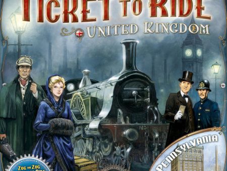 Ticket to Ride Map Collection: Volume 5 - United Kingdom & Pennsylvania Online