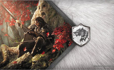 A Game of Thrones: The Card Game (Second Edition) - The Warden of the North Playmat Online now