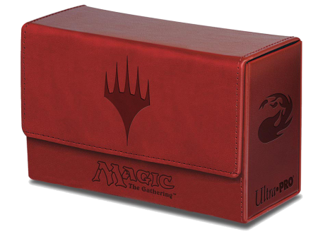 Ultra Pro - Dual Flip Box Red Mana for Magic (Matte Finish) Fashion