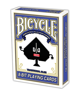 8-Bit Playing Cards Traditional Blue Deck Online Sale