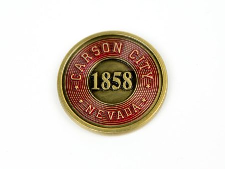 Broken Token - Carson City Metal Turn Marker Coin Online