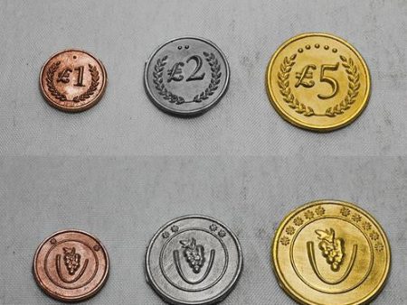 Viticulture: Custom Metal Lira Coins Fashion