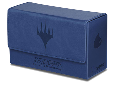 Ultra Pro - Dual Flip Box Blue Mana for Magic (Matte Finish) Sale