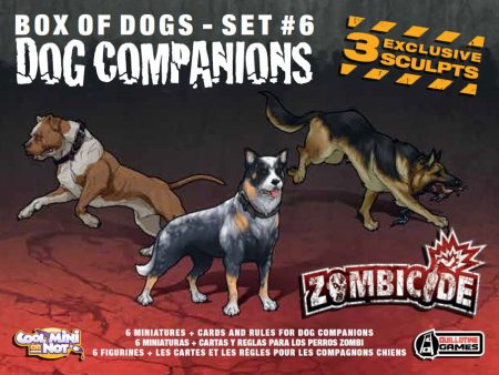 Zombicide Box of Dogs Set #6: Dog Companions Hot on Sale