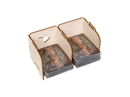 Broken Token - Stacking Tabletop Card Holder - Standard 2 Tray Sale