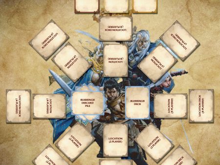 Pathfinder Adventure Card Game 24  x 24  Play Mat Hot on Sale