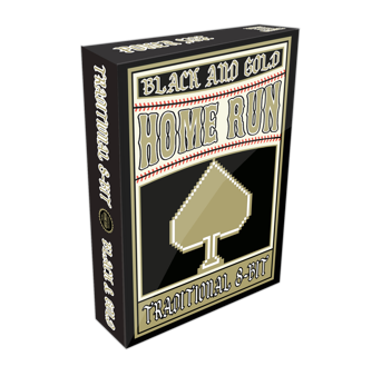 8-Bit Playing Cards Traditional Black and Gold Deck on Sale