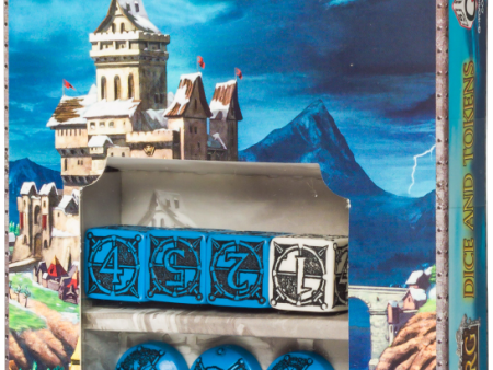 Kingsburg: Dice and Tokens (Blue) Online now