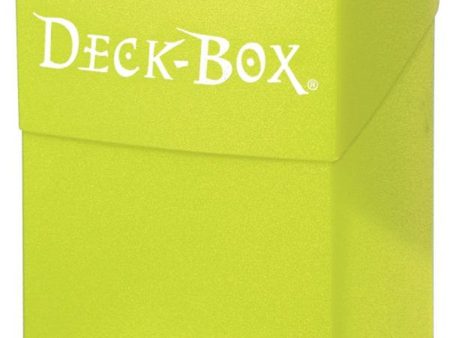 Ultra Pro Deck Box - Bright Yellow Cheap