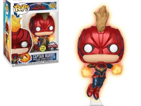 CAPTAIN MARVEL #433 - FUNKO POP!-SPECIAL ED-GITD Online Sale