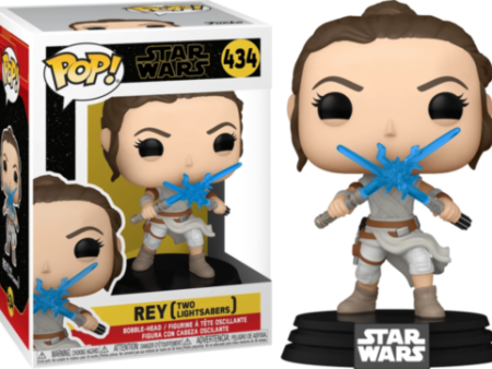 STAR WARS: REY (TWO LIGHTSABERS) #434 - FUNKO POP! Online